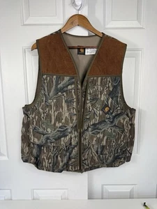 Chaleco Camuflado Roble Mossy Carhartt De Colección UU345 Para Hombres Extra Grande Pato Lona Caza - Imagen 1 de 9