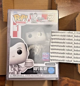 Funko Pop Bob’s Big Boy Glitter with Pop Protector #255 LE1200 IN HAND SHIPS NOW - Picture 1 of 12