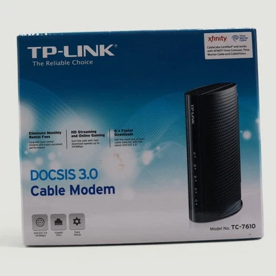 TP-Link DOCSIS 3.0 Cable Modem TC-7620 - Image 1 of 4