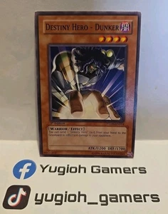 YUGIOH DESTINY HERO DUNKER PTDN 1ST EDITION COMMON LIGHT PLAYED  - Picture 1 of 1