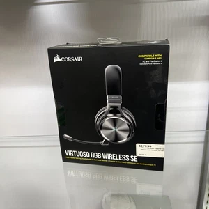 Nuevos auriculares inalámbricos para juegos Corsair Virtuoso SE RGB - Gunmetal - Imagen 1 de 9