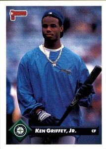 Ken Griffey, Jr. 1993 Donruss #553 Seattle Mariners SPEDIZIONE GRATUITA AutographDen - Foto 1 di 2