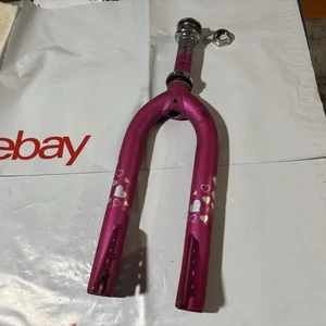 18" 18x Bike Fork 1 inch Threaded Steel for BMX USED ISO 355 kids bicycle - Picture 1 of 18