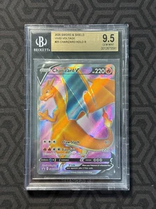 Pokemon Charizard V BGS 9.5 Champion’s Path Promo SWSH050 - Error Label - Bild 1 von 2