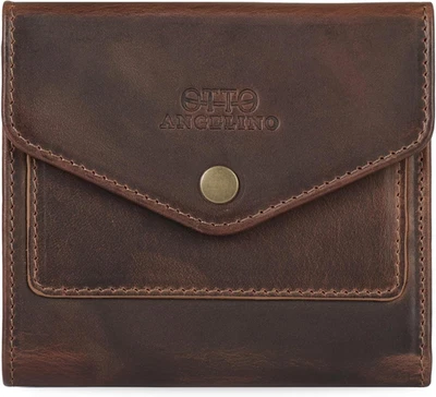 Portafoglio Stile Busta in Vera Pelle - Blocco RFID - Unisex - Immagine 1 di 4