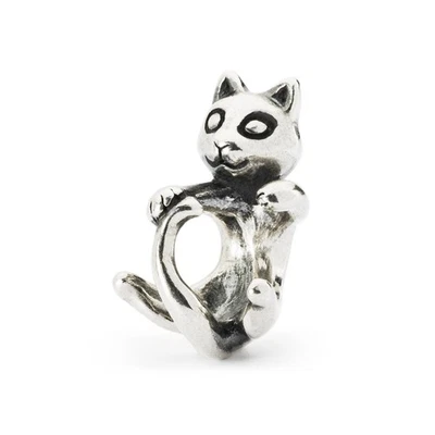 TROLLBEADS Silberbead Fröhliches Kätzchen 925 Sterlingsilber TAGBE-20242 - Bild 1 von 4