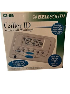 Bell South CI-85 Identyfikator dzwoniącego Wyświetlacz połączenia Czekanie na 80 Pamięć numeru - Zdjęcie 1 z 7