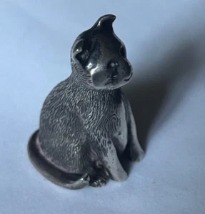 Estatuilla de gato S. Kirk and Son Sterling - Imagen 1 de 7