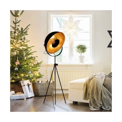 Modern Vintage Industrial Tripod Stand LED Floor Lamp Satellite Light Large S... - Image 1 of 4