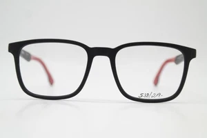 Brille Carrera CA 8045/CS mit Sonnenclip Schwarz Rot Oval Brillengestell Neu - Bild 1 von 7
