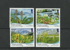 SOUTH GEORGIA 2010-SG515-518 FLOWERS SET -MNH - Picture 1 of 1