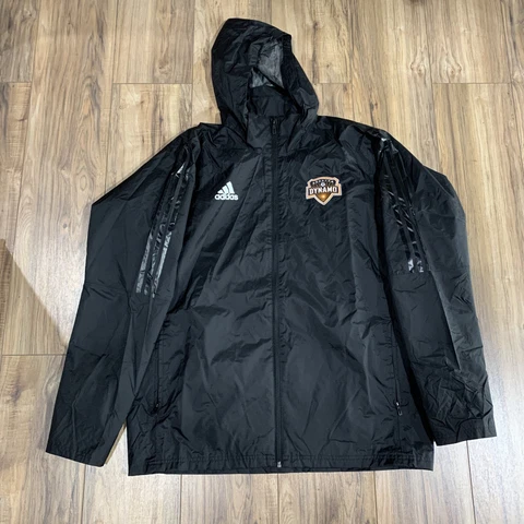 Adidas Climastorm MLS Houston Dynamo Windbreaker Jacket Size Men’s XL Cover