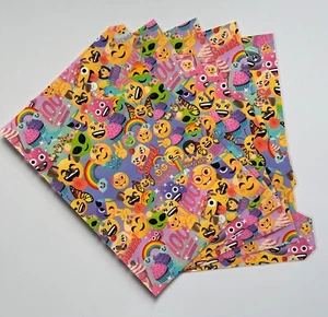 Filofax A5 Organiser Planner Inserts - Bold Funky Happy Faces - Fully Laminated - Picture 1 of 8