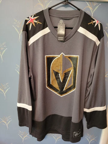 Las Vegas Golden Knights Jersey NHL Hockey Men Size Medium Gray/Black/White NWT Cover