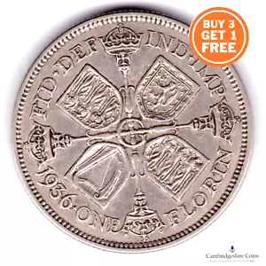 1937 - 1946 BRITISH SILVER TWO SHILLING FLORIN COIN GEORGE VI CHOOSE YOUR DATE - Picture 1 of 5