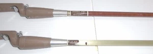 2 Vintage Heddon Pal Muskie Specials Fiberglass 1-Piece Casting Rods - Picture 1 of 19