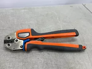 Thomas & Betts Sta-Kon ERG4 Ratchet Crimper for wire Lug Ferrule 12-10-8Awg - Picture 1 of 16