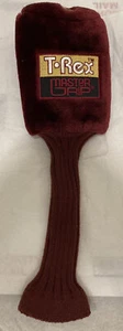 Titanium T-Rex Master Grip Driver Golf Club Sock Slip On Cover maroon/red - Picture 1 of 5