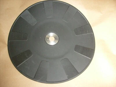 VINTAGE DUAL 1237 TURNTABLE PLATTER RUBBER MAT & CENTER PIECE ~OEM PART ~VGC - Image 1 of 3