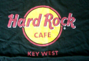 HRC Hard Rock Cafe Key West Black Tee Shirt Classic Logo 71 Size XL new NWT