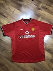 Manchester United Soccer Kit Jersey Size Xl Umbro 2000-2002  Football Vodafone