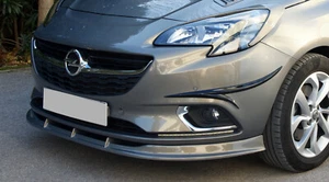 DIVISOR DELANTERO PARA OPEL/VAUXHALL CORSA E (2014-2019) ABS NEGRO BRILLANTE - Imagen 1 de 3