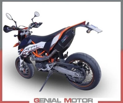Scarico Completo GPR FURORE NERO Omolog per KTM Endu 690 - SMC 690 - R 2007 2016 Foto 1 de 4
