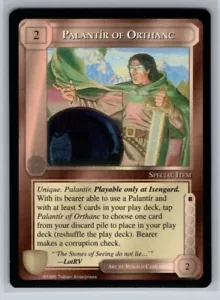 Palantir of Orthanc NM Limited The Wizards Middle Earth CCG LoTR - Foto 1 di 2
