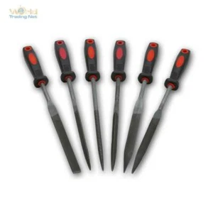 6-tlg Box Feilensatz, Set Schlüsselfeilen Nadelfeile Pfeile Minifeile Feile NEU - Bild 1 von 5