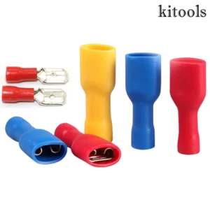 Flachstecker Flachsteckhülsen vollisoliert Kabelschuh Steckverbinde 0.5 - 6 mm² - Bild 1 von 14