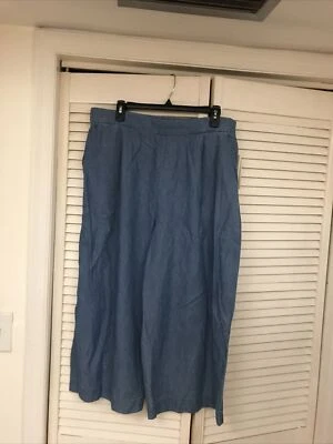 Michael Kors размер XL тянуть на стиль легкий Jean Capris, новый с Ярлыками $98 - Изображение 1 из 4
