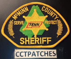 Parche de hombro McMINN COUNTY, TENNESSEE SHERIFF TN - Imagen 1 de 2