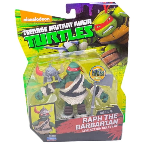 New 2015 Playmates Teenage Mutant Ninja Turtles Raph The Barbarian Action Figure Cover