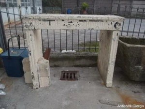 CAMINO IN PIETRA DELLA BORGOGNA STILE LUIGI XVI - Foto 1 di 1
