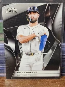 2025 Topps Chrome Black - Riley Greene #108 - Picture 1 of 2
