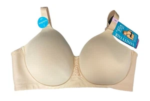 Vanity Fair Größe 40D Beauty Rücken Vollfigur bügelloser glättender BH 71380 Neu mit Etikett - Bild 1 von 9