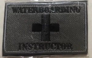 Parche militar instructor de embarque acuático - Imagen 1 de 3