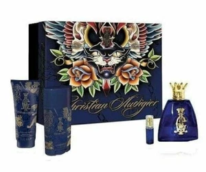 CHRISTIAN AUDIGIER 3.4 / 3.3 oz edt Cologne Deo GEL Mini 4 Pc GIFT SET NEW NIB - Picture 1 of 1