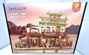 Insoon Wild West Saloon #6107 2056 Pieces Interlocking Blocks Ages 10+ Lights Up - Picture 1 of 6
