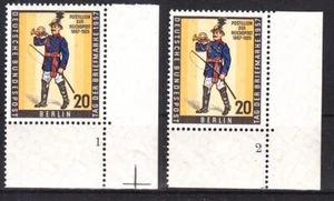20 Pf Postillion IV Mi 176 ** komplett Formnummer 1 und 2B Luxus! - Bild 1 von 1