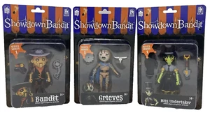 Showdown Bandit Figures Full Set of 3 Bandit Grieves Miss Undertaker Figure Set - Picture 1 of 8