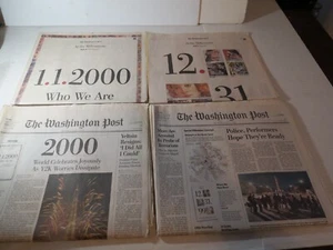 The Washington Post Y2K 31. Dezember 1999 & 1. Januar 2000 & Special Inserts - Bild 1 von 12