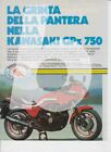 advertising Pubblicità  MOTO KAWASAKI GPZ 750 '83-MAXIMOTO MOTOGIAPPONESI EPOCA