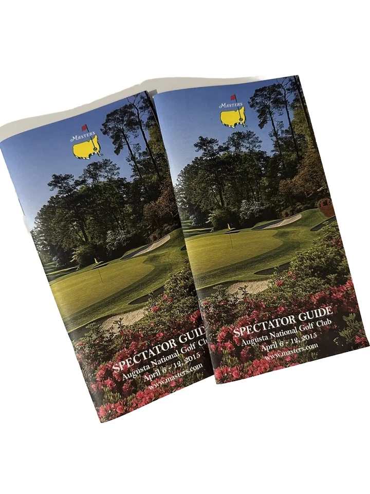 2 2015 MASTERS SPECTATOR GUIDE AUGUSTA 国家高尔夫俱乐部 Jordan Speith — 第 1/1 张图片