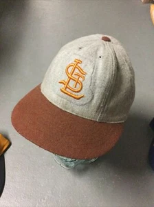 Sombrero de béisbol St. Louis Browns colección Roman Pro Cooperstown 7 1/8 cuero - Imagen 1 de 7