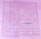 Vintage 1986 The Square Up Ruler Quilt in a Day 12.5 Inch Sq Patricia Knoechel