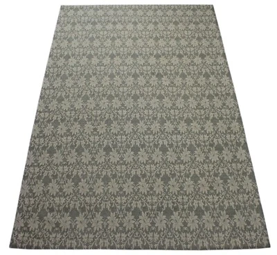 Carpet Flatweave Beige Light Gold Viscose Cotton 155x240 cm Jacquard JST18 - Image 1 of 4