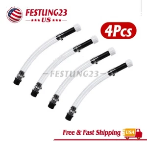 4 Pack Deluxe Fuel Jug Hose Filler Racing Utility Gas Can Kit VP Spout - Picture 1 of 8