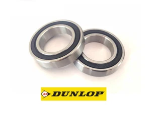 PAIR OF DUNLOP 61805 2RS (6805-2RS) THIN SECTION BEARINGS 25X37X7MM - Picture 1 of 1