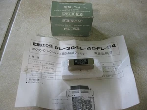 Icom FL-54  270hz CW filter (9mhz IF) BRAND NEW in the box with paperwork-Rare - Picture 1 of 3